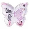 Hama Butterfly üksik pildiraam roosa, läbipaistev