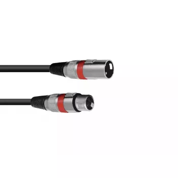Audokaabel Omnitronic 30220401 0,5 m XLR 3-kontaktiline must