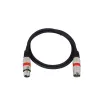 Helikaabel Omnitronic 30220406 1m XLR 3-kontaktiline must