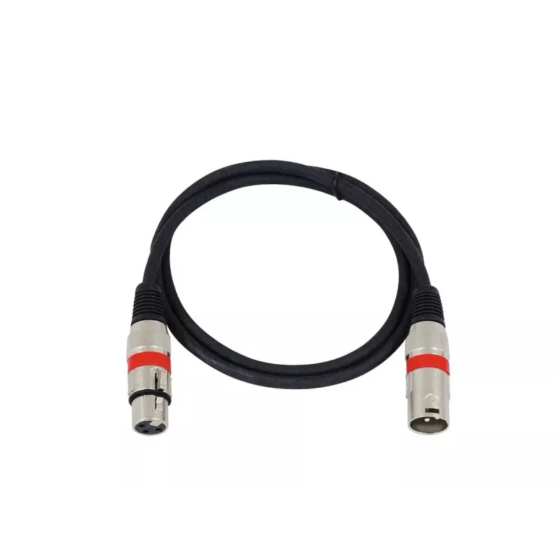 Helikaabel Omnitronic 30220406 1m XLR 3-kontaktiline must