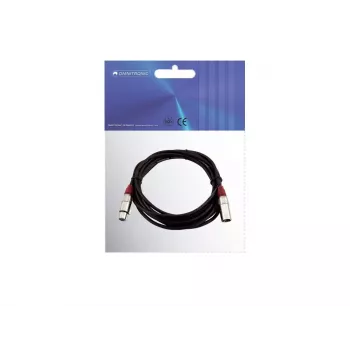 Audio Kaabel XLR 3-kontaktiline Omnitronic 3022050R 5m Must