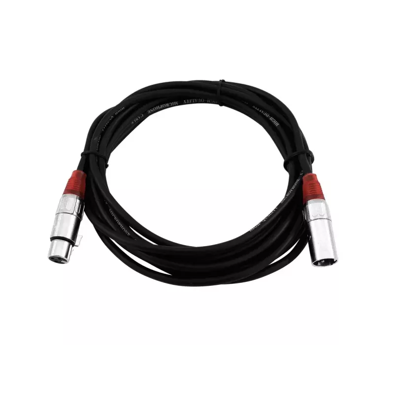 Audio Kaabel XLR 3-kontaktiline Omnitronic 3022050R 5m Must