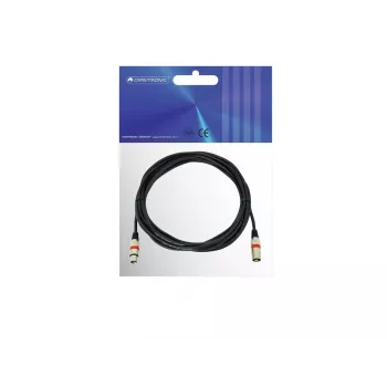 Audio kaabel XLR 3-pin Omnitronic 3022052R 7.5 m Must