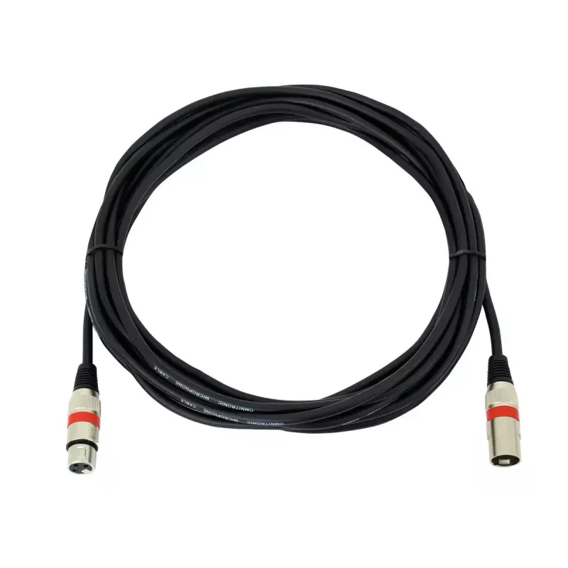Audio kaabel XLR 3-pin Omnitronic 3022052R 7.5 m Must