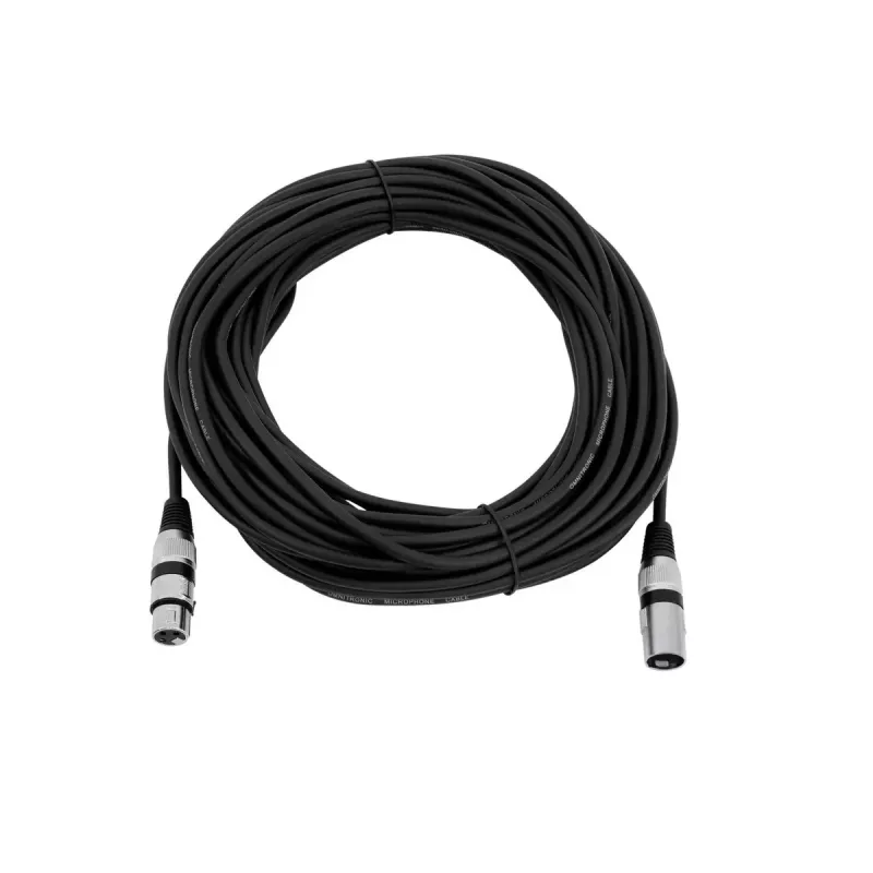 Helikaabel Omnitronic 3022058N 20 m XLR (3-kontaktiline) Must
