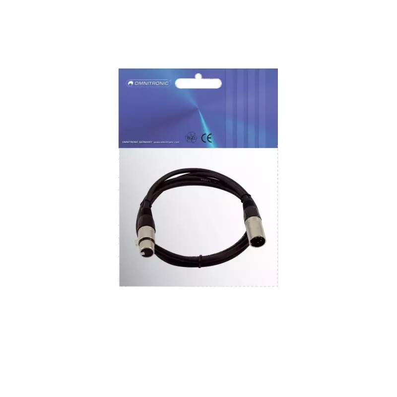 Audio kaabel XLR 5-pin Omnitronic 30220765