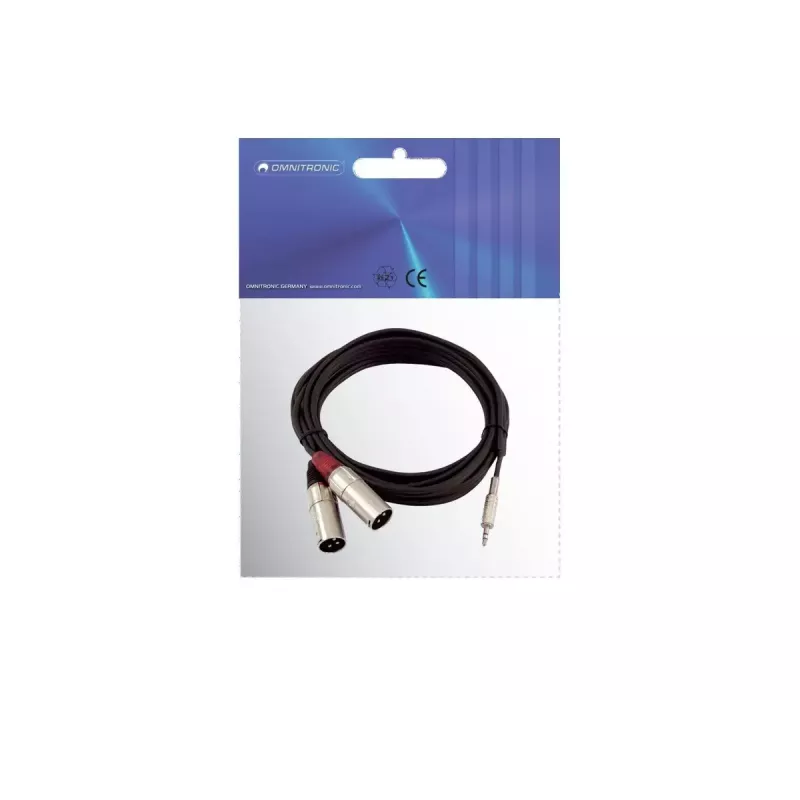 Audio kaabel 3m Omnitronic 30225157