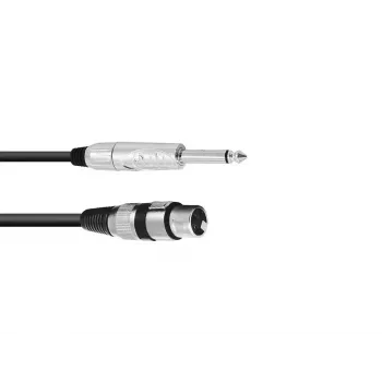 Audio kaabel Omnitronic 30225170 5m XLR 3-pin 6.35mm Must