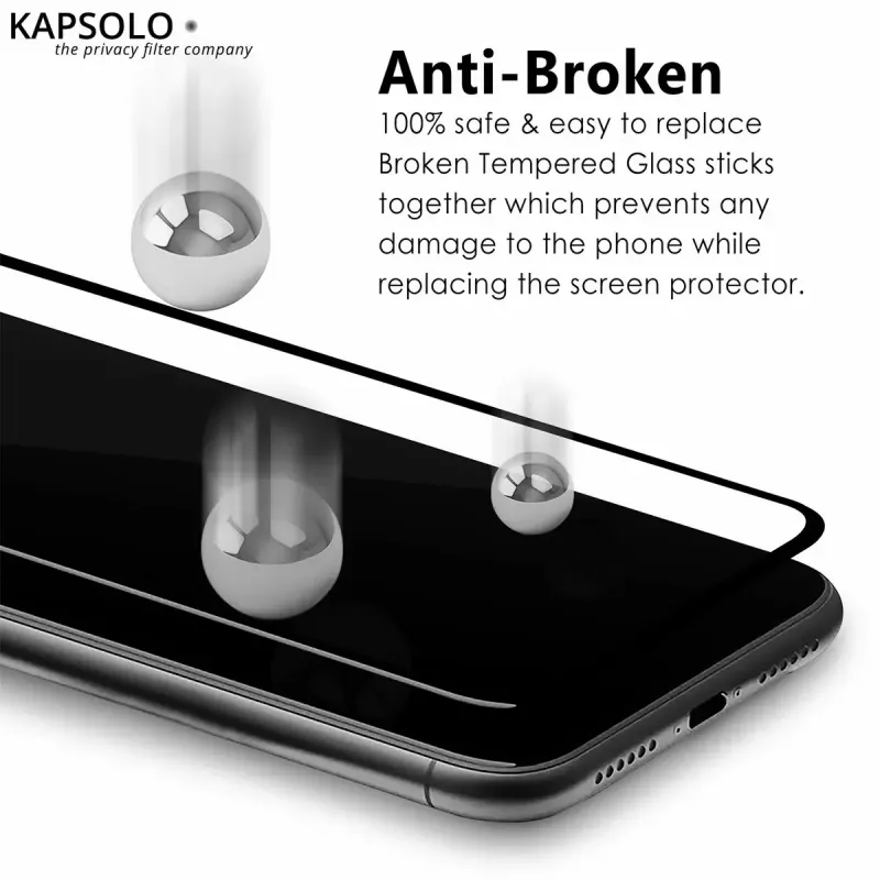 Karastatud klaas KAPSOLO iPhone 11 Pro Max XS MAX