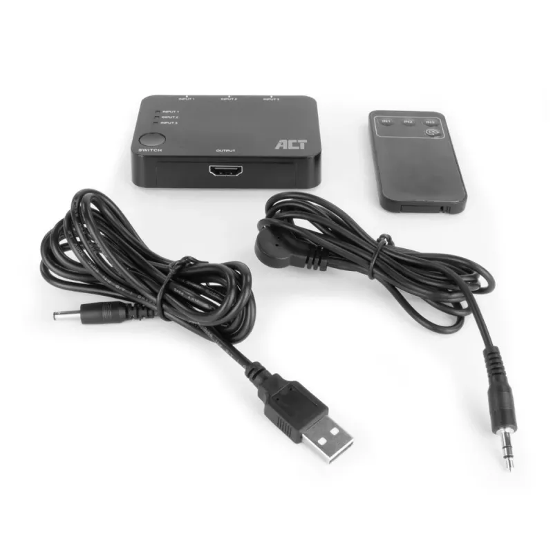 ACT 4K HDMI Switch 3x1 Must 60Hz 1920x1080 3840x2160