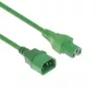 Toitekaabel ACT AK5306 1,2 m IEC C14 – IEC C15 250 V 10 A