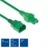 ACT Powercord C14 - C15 roheline 2 m kaabel H05RN-F 250V 10A