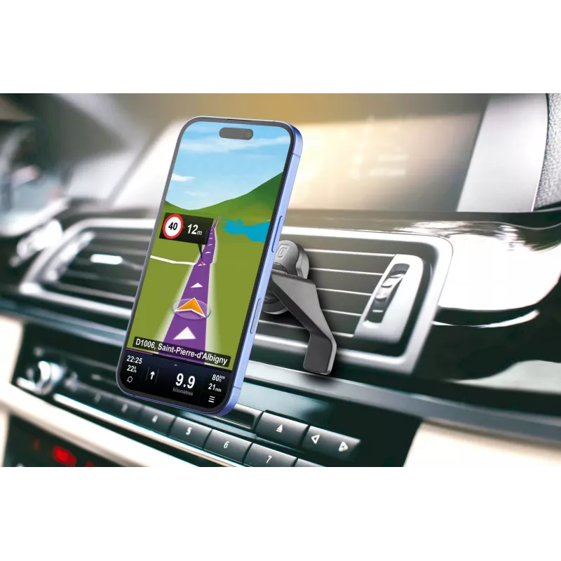 Cellularline Touch Mag Air Vents Autos olev magnetiline hoidik nutitelefonidele MagSafe süsteemiga