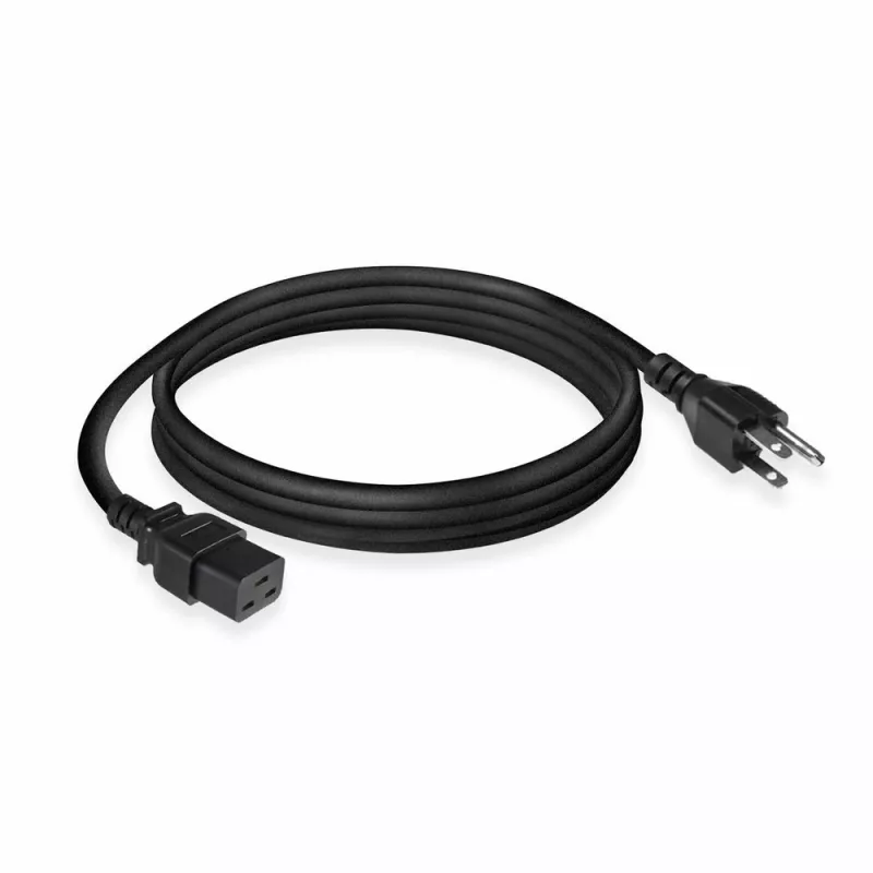 Toitekaabel ACT AK5445 Must 1,8 m C19 pistik