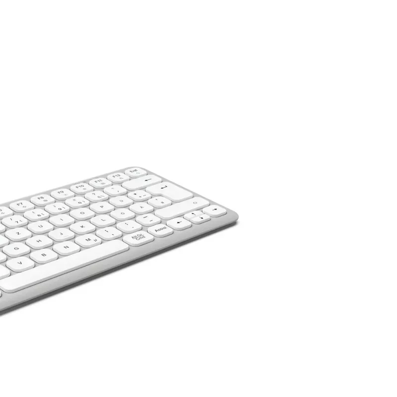 Hama WK-500 klaviatuur Kodu/Kontor RF traadita + Bluetooth QWERTZ Saksa hall, valge