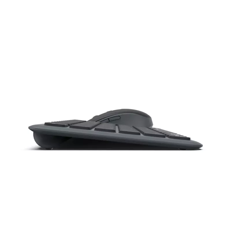 Hama WKM-500 klaviatuur hiir kaasa arvatud Kodu/Kontor RF traadita + Bluetooth QWERTZ Saksa Must