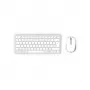 Hama WKM-500 klaviatuur Hiir kaasas Kodu USB + RF Juhtmevaba + Bluetooth QWERTZ Saksa Hall, Valge