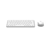 Hama WKM-500 klaviatuur Hiir kaasas Kodu USB + RF Juhtmevaba + Bluetooth QWERTZ Saksa Hall, Valge