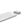 Hama WKM-500 klaviatuur Hiir kaasas Kodu USB + RF Juhtmevaba + Bluetooth QWERTZ Saksa Hall, Valge