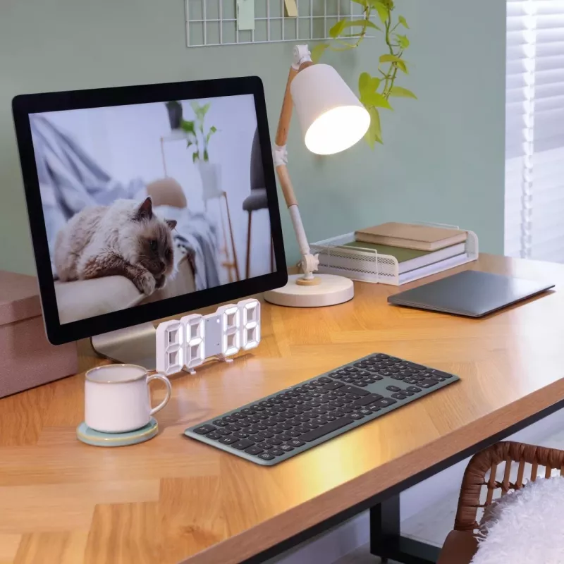 Hama WK-550 klaviatuur Kodu/Kontor RF Juhtmevaba + Bluetooth QWERTZ Saksa Must, Tumehall