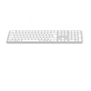 Hama WK-550 klaviatuur Kodu/Kontor RF traadita + Bluetooth QWERTZ Saksa Hall, Valge