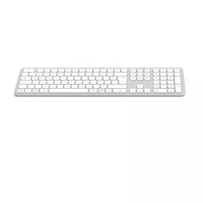 Hama WK-550 klaviatuur Kodu/Kontor RF traadita + Bluetooth QWERTZ Saksa Hall, Valge