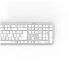 Hama WK-550 klaviatuur Kodu/Kontor RF traadita + Bluetooth QWERTZ Saksa Hall, Valge