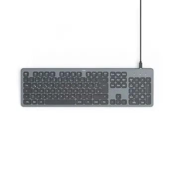 Hama CK-400 klaviatuur kodu/kontor USB QWERTZ saksa must, tumehall