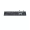 Hama CK-400 klaviatuur kodu/kontor USB QWERTZ saksa must, tumehall