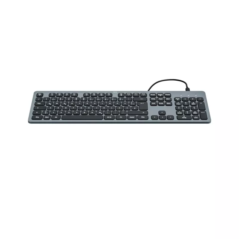 Hama CK-400 klaviatuur kodu/kontor USB QWERTZ saksa must, tumehall
