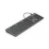 Hama CK-400 klaviatuur kodu/kontor USB QWERTZ saksa must, tumehall