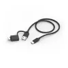 Hama CK-400 klaviatuur kodu/kontor USB QWERTZ saksa must, tumehall