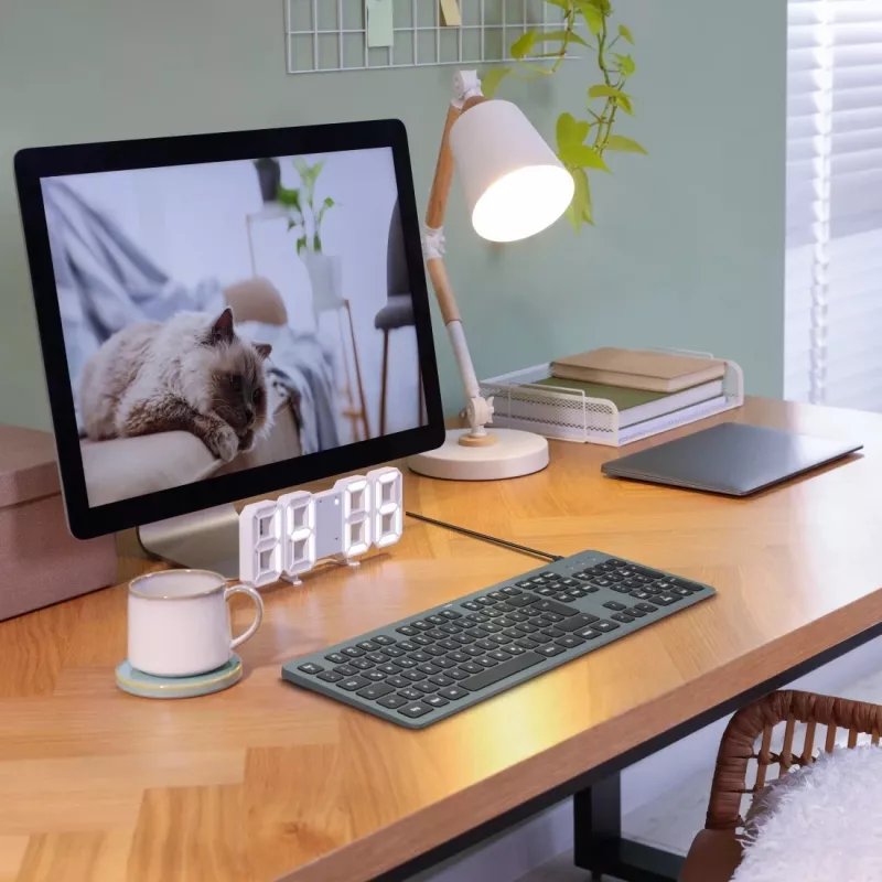 Hama CK-400 klaviatuur kodu/kontor USB QWERTZ saksa must, tumehall