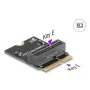 DeLOCK 64341 sisemine M.2 adapter hostiliides M.2 isane must