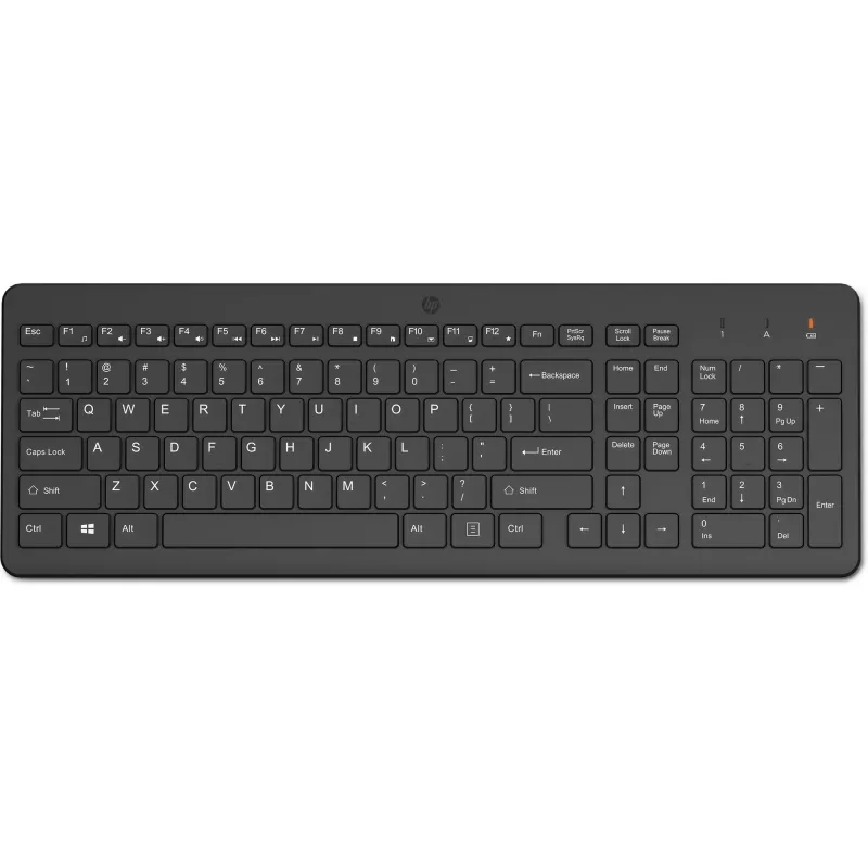 HP traadita klaviatuur 2.4, RF-juhtmevaba, must