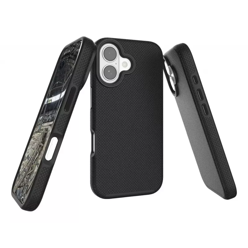 Telefoniümbris JT Berlin Pankow Solid MagSafe kate Apple iPhone 17 jaoks — kuni 16 cm (6,3 tolli) ekraanidele, Must