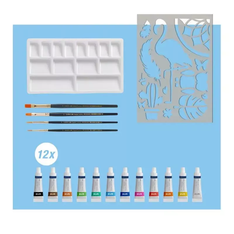 Akvarellmaalimiskomplekt Faber-Castell Creative Studio 18 tk Multi