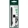 Kustutuskummist pliiats Faber-Castell Precision Pen kustutuskumm Plastik Must, 1 tk