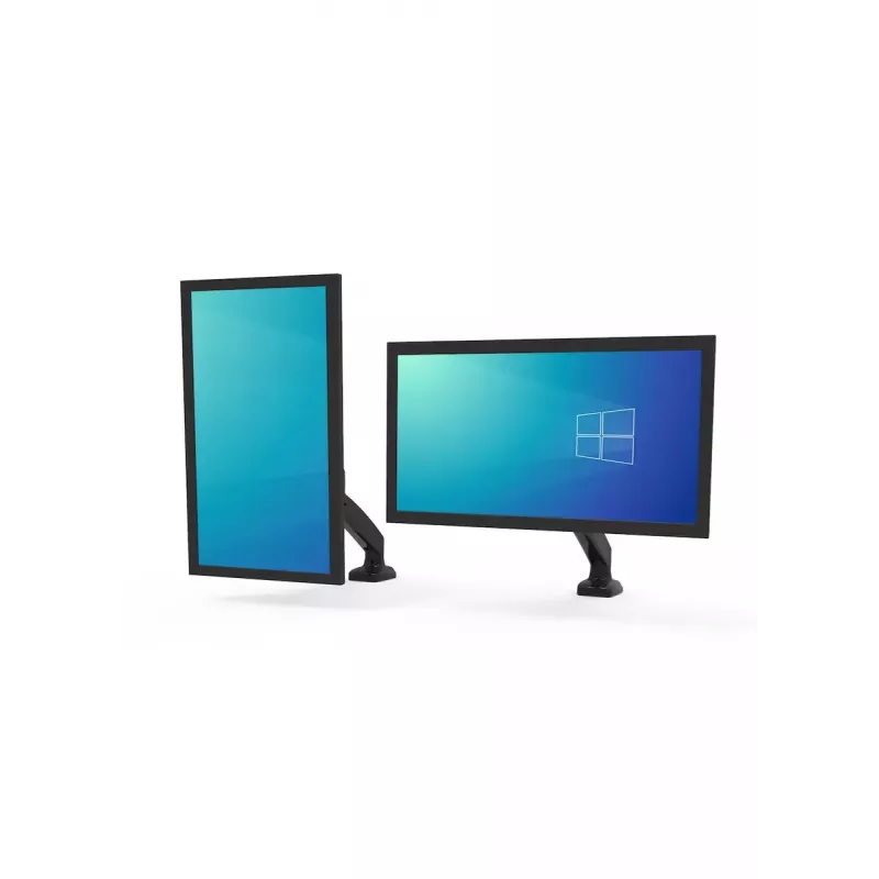 Monitorihoidja Port Designs 901104 81,3 cm must klamber VESA 75x75 100x100