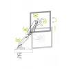 Monitorihoidja Port Designs 901104 81,3 cm must klamber VESA 75x75 100x100