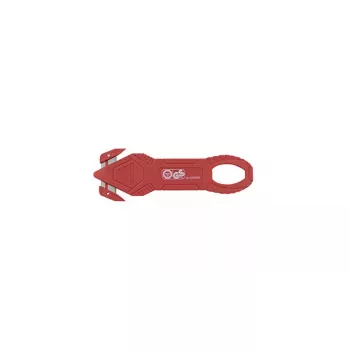 Wedo fooliumilõikur punane Wedo 44 mm laius 132 mm pikkus 4 mm paksus