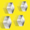 Käsitöömagnet ruudukujuline Sigel BA705 neodüüm hõbedane 20x20x10mm