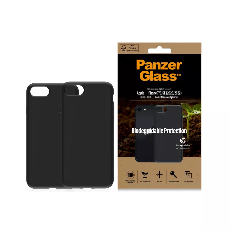 Ümbris PanzerGlass Biodegradable ümbris iPhone 6 6s SE 2020 2022 7 8 Must
