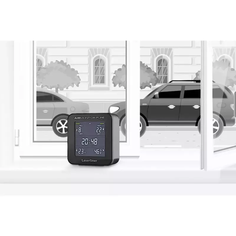 Laserliner AirMonitor PURE Must Temperatuurivahemik -9,9 kuni 50 °C
