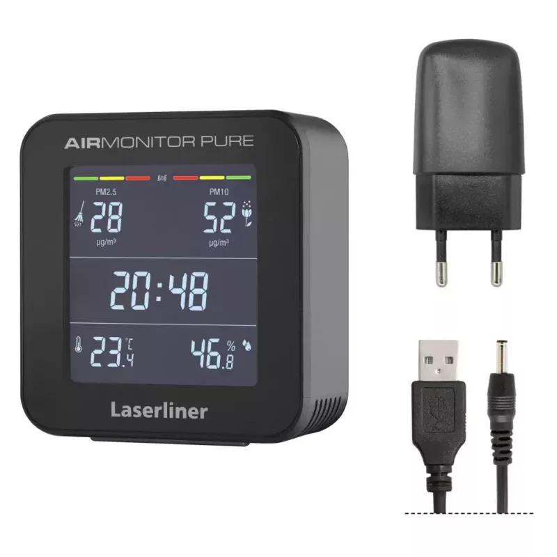 Laserliner AirMonitor PURE Must Temperatuurivahemik -9,9 kuni 50 °C