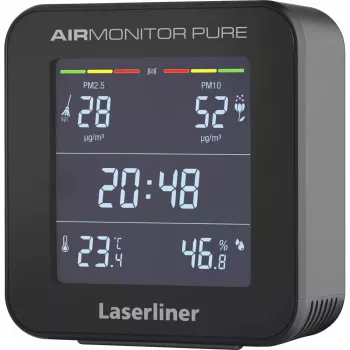 Laserliner AirMonitor PURE Must Temperatuurivahemik -9,9 kuni 50 °C
