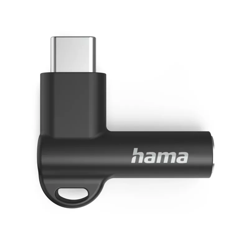 Hama 00201701 kaabel-soo vahetaja USB-C 3.5mm Must