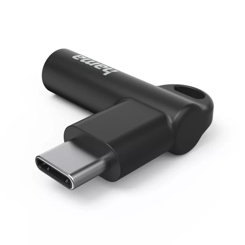Hama 00201701 kaabel-soo vahetaja USB-C 3.5mm Must