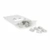 ACT CAT6A läbiv varjestatud modulaarne RJ45-pistik Kullatud kontaktid Hõbedane Läbipaistev