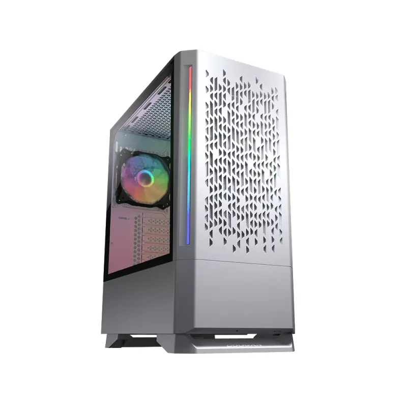 PC Case COUGAR Gaming Case MX430 Air RGB Valge Midi Tower